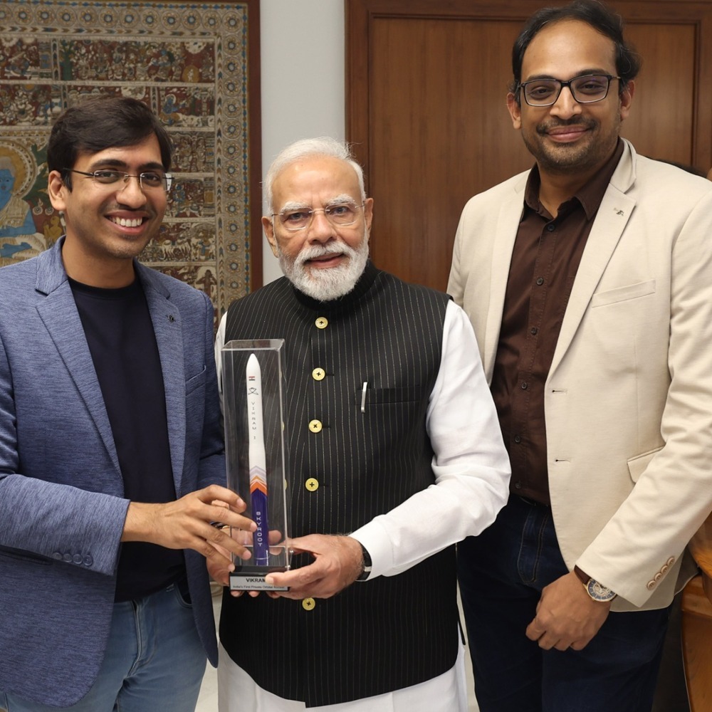 PM Modi space startups meeting with founders of Indian private space companies