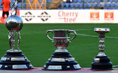Mohun Bagan SG and East Bengal FC players competing in 135th Durand Cup Kolkata Derby at Salt Lake Stadium