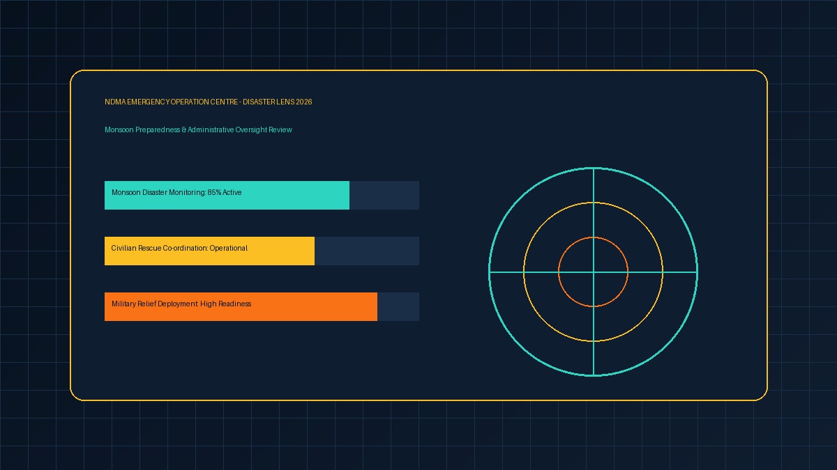 NDMA Emergency Operation Centre Disaster Lens 2026 Review Graphic
