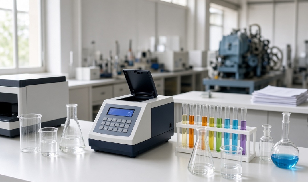 chemistry lab with equipment