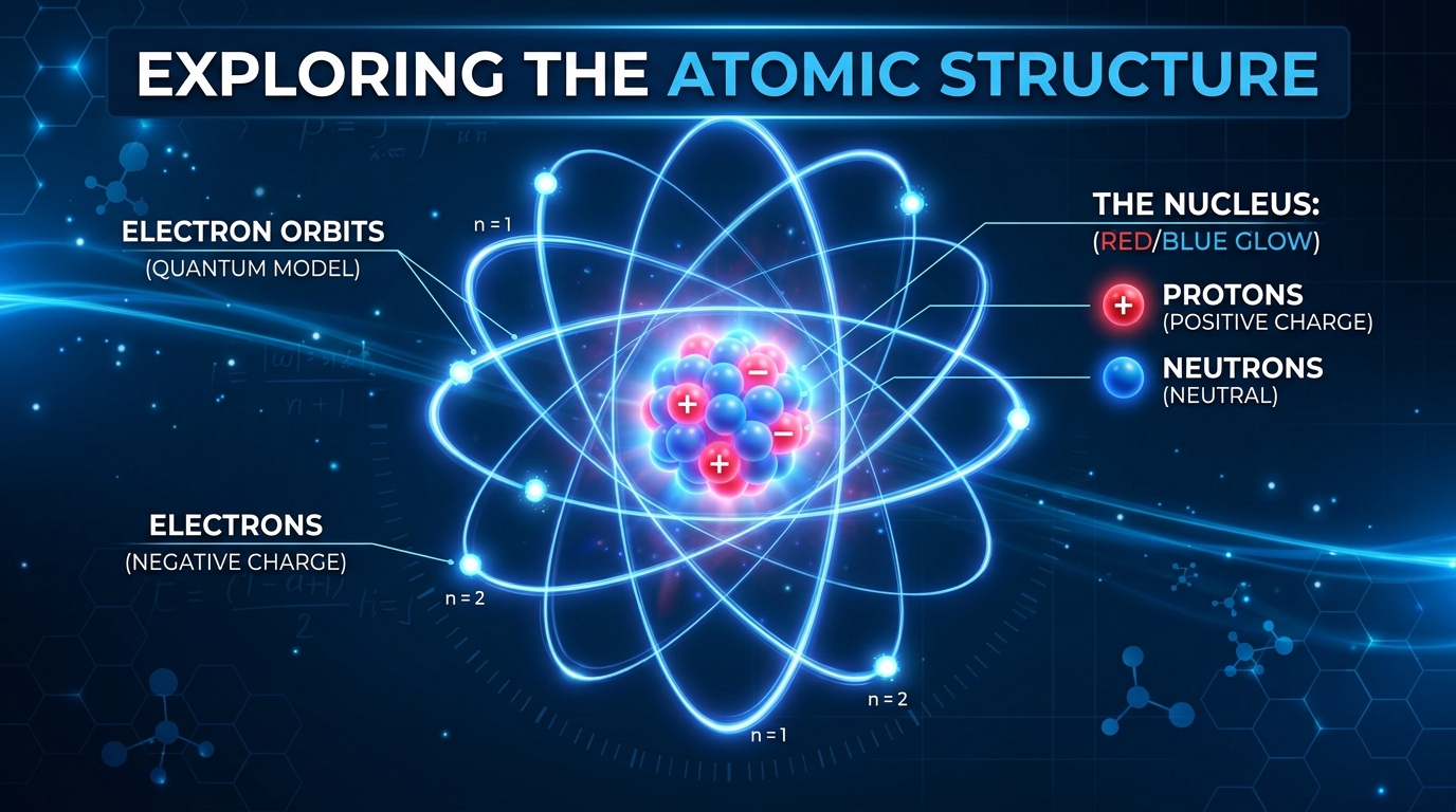 Atomic Structure & Quantum Mechanics: Master Chemistry Notes Hero Graphic