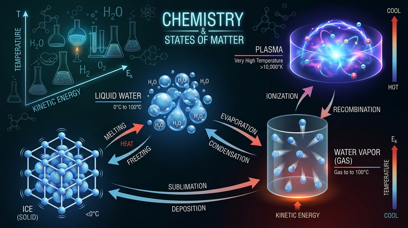 Matter & Its 5 States: Complete General Science Notes Hero Graphic