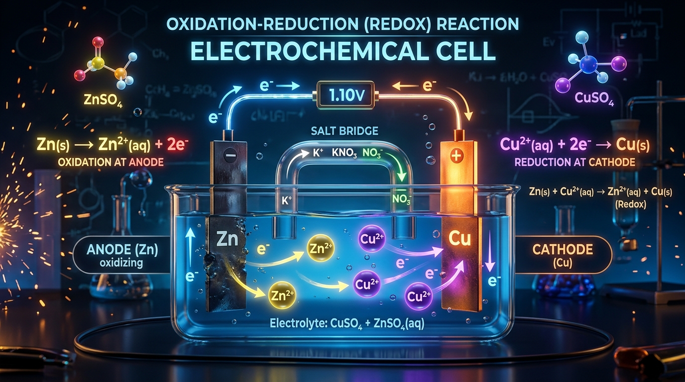Oxidation & Reduction (Redox): Complete Chemistry Notes Hero Graphic