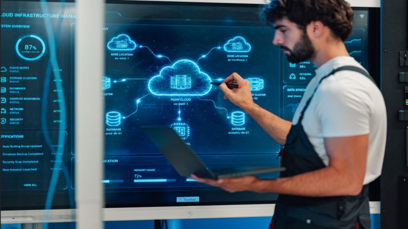 Cloud Infrastructure Architect Network Topology Concept