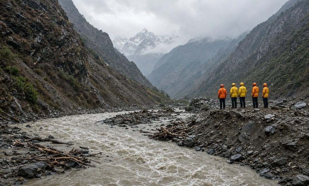 people see the flood after cloud burst