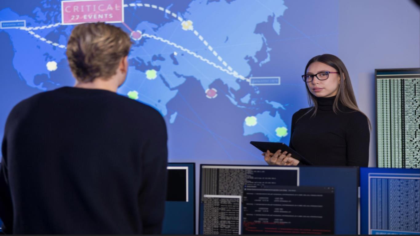 Cybersecurity Incident Responder Forensics and Shield Concept