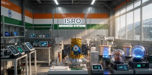 ISRO Advanced Systems satellite hardware setup