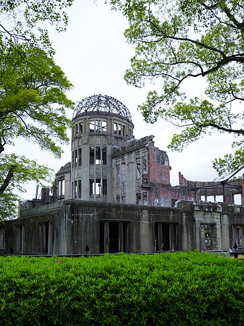 Hiroshima Peace Memorial Dome 81st Anniversary Peace Ceremony Nuclear Disarmament