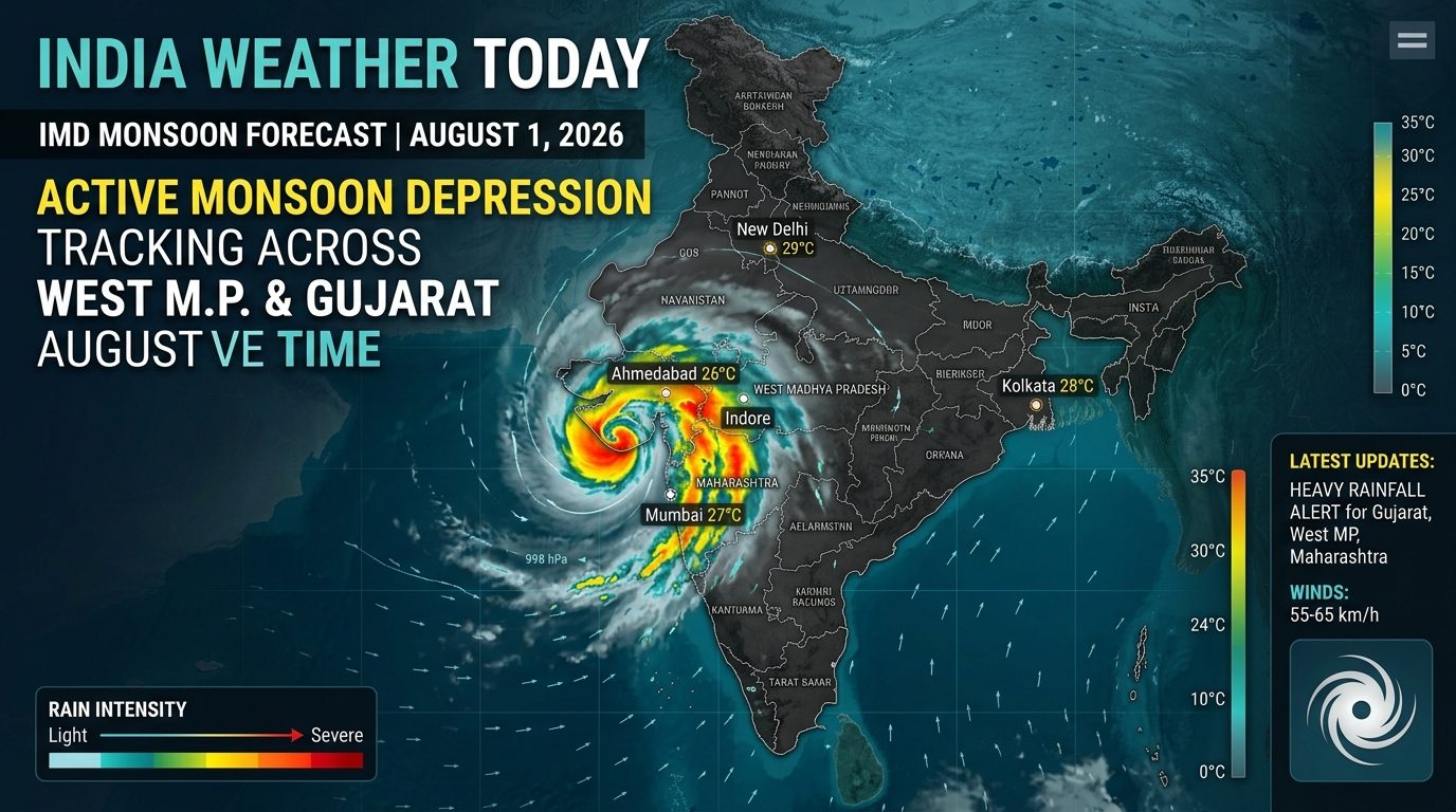 IMD Weather Forecast August 1 2026 Banner