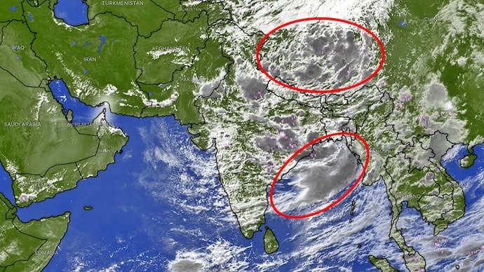 IMD National Weather Radar and Meghalaya Red Alert Map for August 5 2026