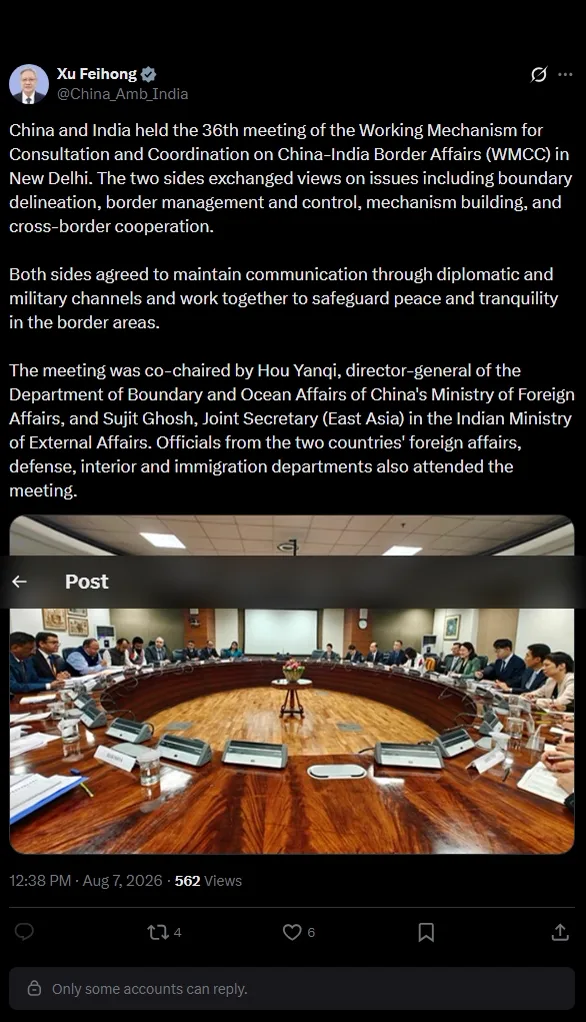 Social media statement by Chinese Ambassador Xu Feihong