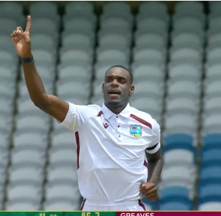 Jayden Seales Fast Bowling Action vs Pakistan