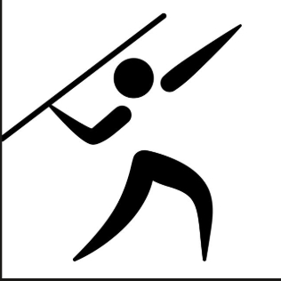 Athletics pictogram representing Commonwealth Games 2026 track and field events