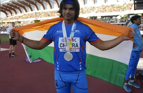 Tricolour Flag of India celebrating Commonwealth Games medal winners