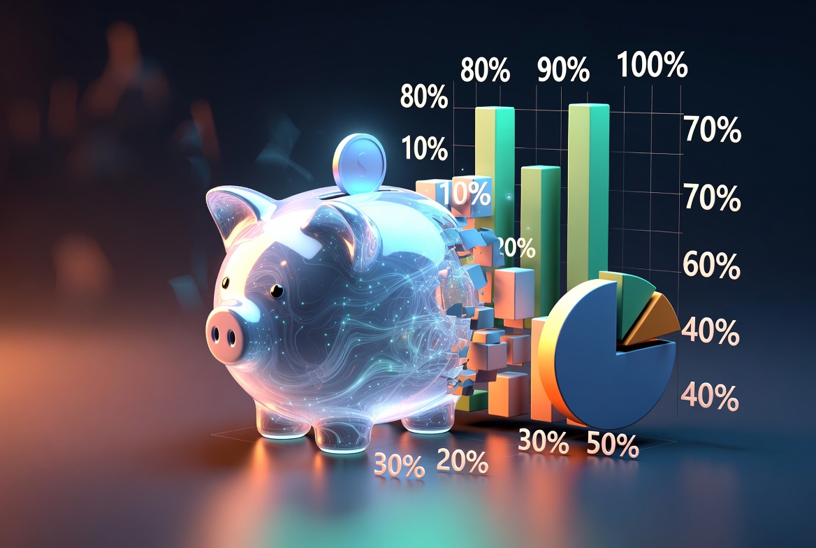 Growing corpus under NPS Vatsalya scheme 3D illustration