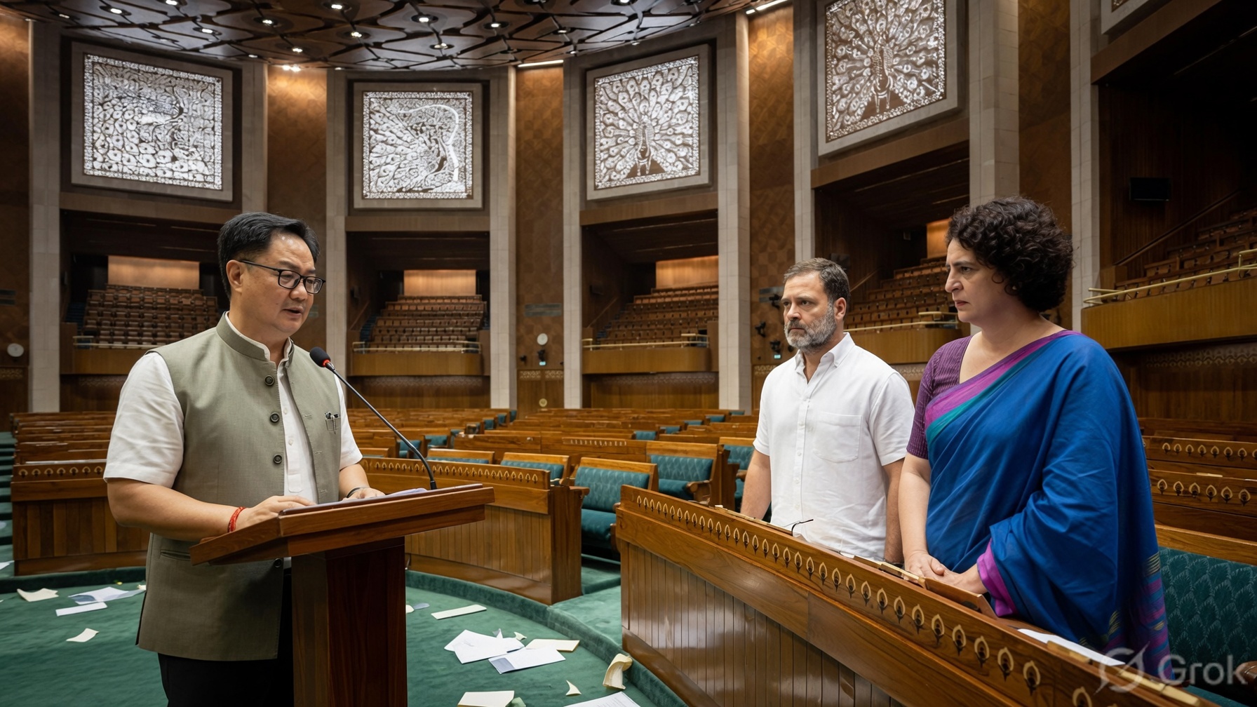 Parliament House Complex New Delhi Monsoon Session Disruption FCRA Legislation
