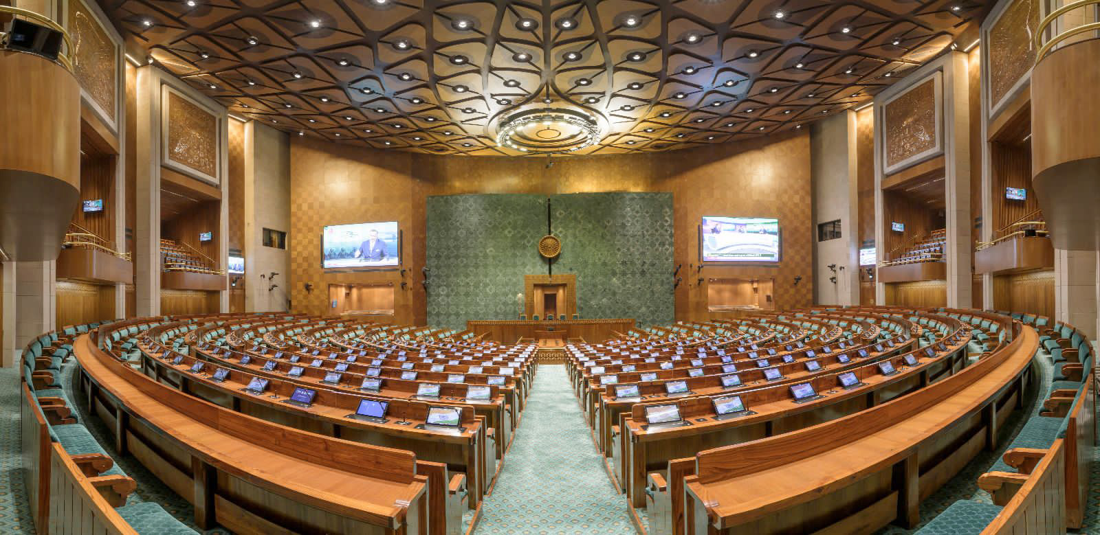 Lok Sabha chamber, new Parliament building, New Delhi