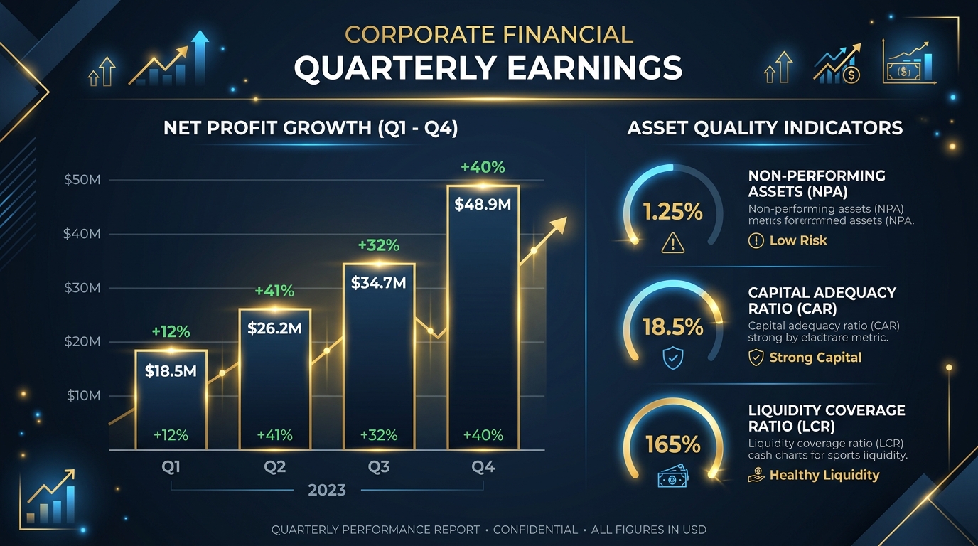PFC Q1 FY27 Financial Metrics Breakdown and Asset Quality Chart