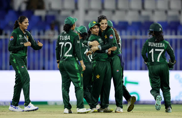 International women cricket match venue setup at Hambantota Stadium