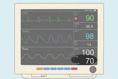 ECG Cardiac Monitor Telemetry