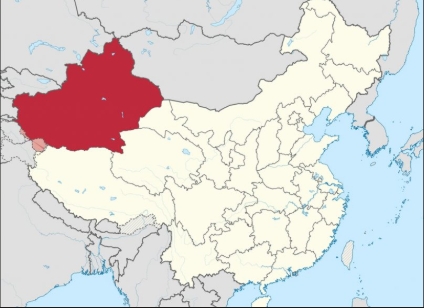 Map of China coastal provinces Zhejiang Fujian Shanghai under typhoon warning