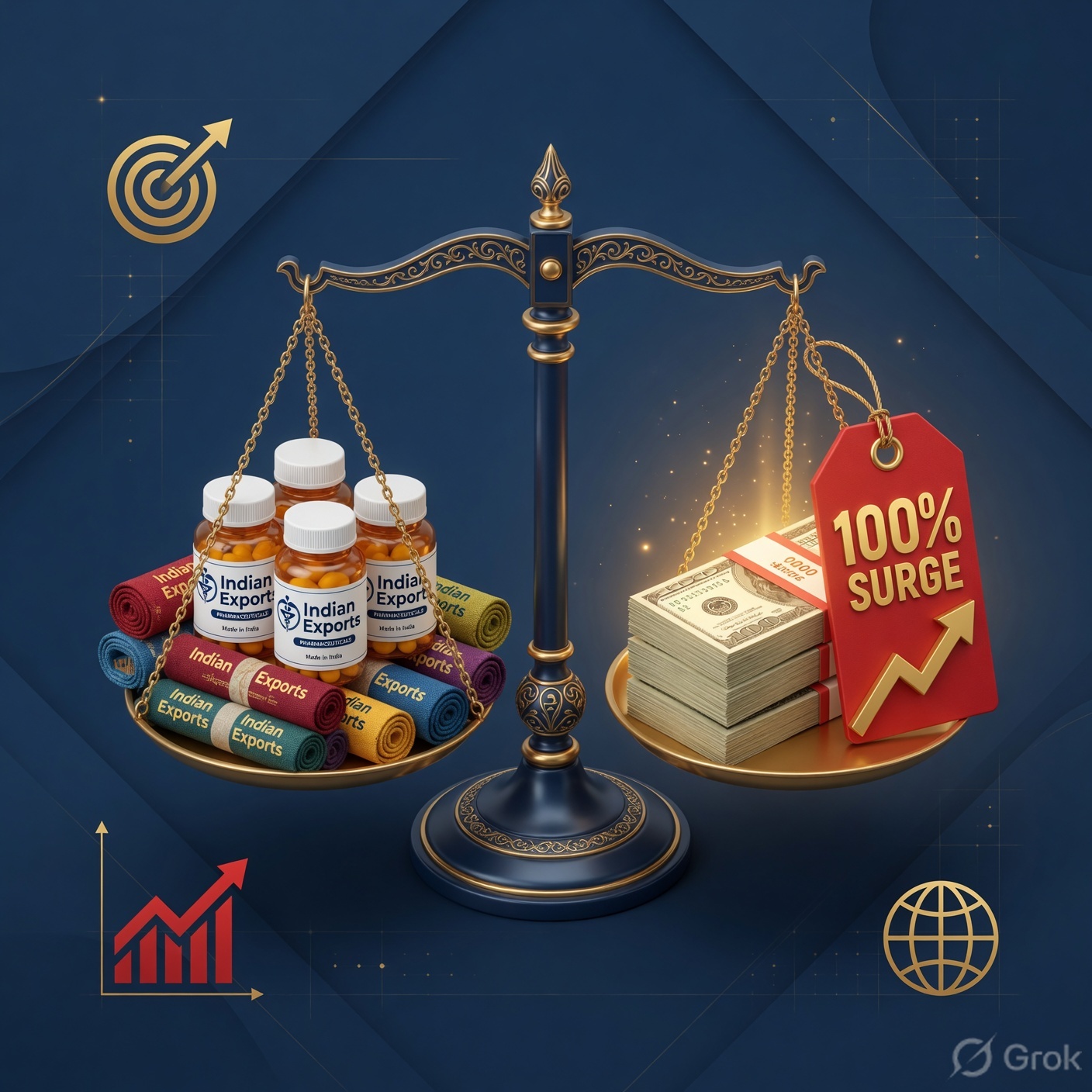Economic Fallout Scale: US Healthcare vs Indian Exporters