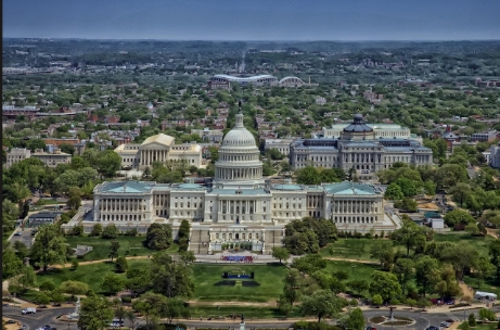 US Capitol Building in Washington DC where Senate passed Russia sanctions bill