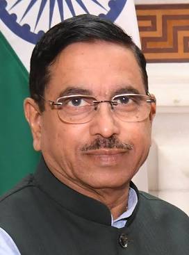 Union Minister Pralhad Joshi taking official oath of office