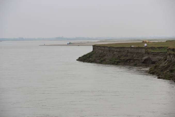 Severe Brahmaputra riverbank erosion in Assam